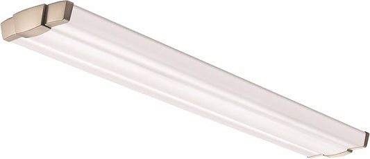 Lithonia Lighting FMLRETL 48IN 30K 80CRI BZ LED Linear Flush Mount Light, 3000k, 36 watts, 3100 lumens, 4 feet, Bronze