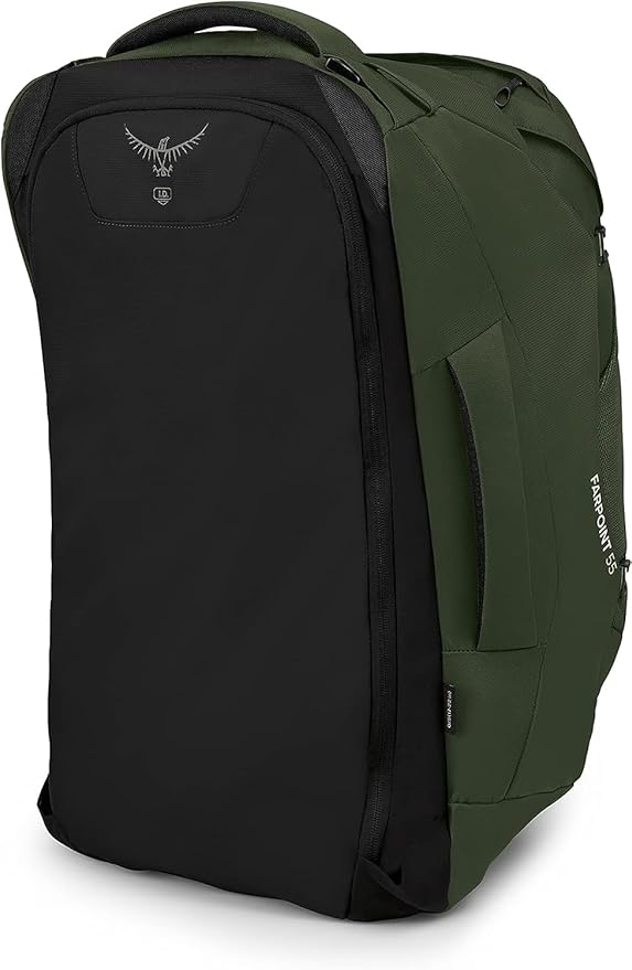 Osprey Farpoint 55L Men's Travel Backpack, Gopher Green
