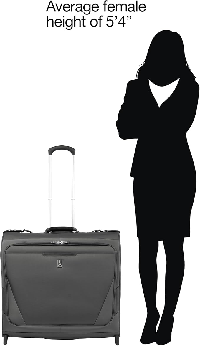 Travelpro Maxlite Lightweight Check-in Upright 2-Wheel Rolling Garment Bag, 24-Inch — Shadow Grey