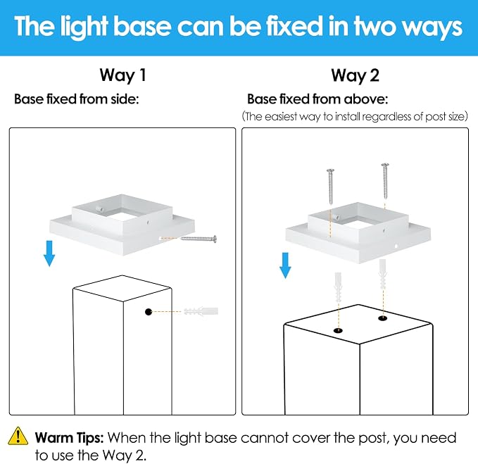 8 Pack Solar Post Lights, 4x4 6x6 Wooden Vinyl Fence Cap, White | Waterproof, Shinning Effect, Large Lighting Area Deck Light, Only Fit Three True Size Post: 3.5''x3.5'', 4''x4'', 5.5''x5.5''