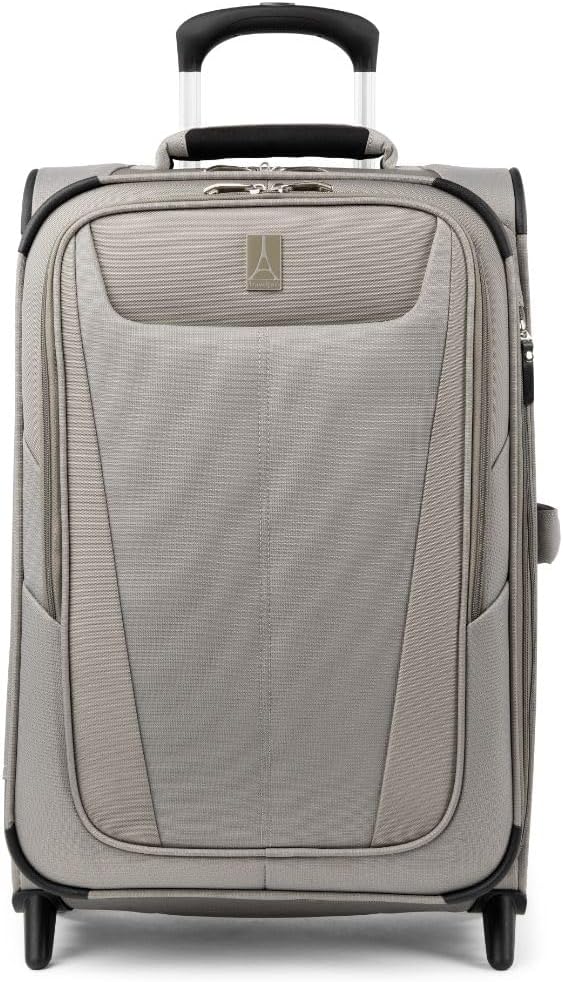 Travelpro Maxlite 5 Softside Expandable Upright 2 Wheel Carry-on Luggage, Lightweight, 21-Inch - Champagne