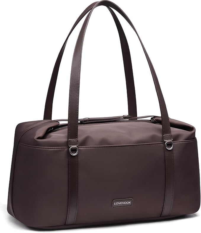 LOVEVOOK Gym Bag for Women, Small Sport Duffle with Shoe Compartment, Weekender Travel Tote for Work Yoga Workout