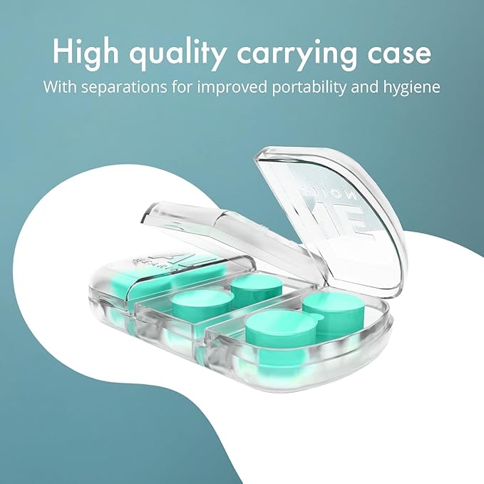 Alpine SoftSilicone - Moldable Silicone Ear Plugs - 28dB - Noise Reducing Earplugs for Sleeping, Swimming, & Concentrating - Comfortable Snoring Solution - 12 Pack