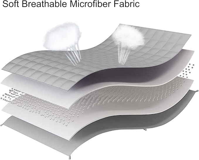 L'AGRATY Weighted Blanket - 36"x48" 5lbs Cooling Breathable Heavy Blanket Microfiber Material with Glass Beads All-Season Summer Fall Winter Soft Thick Comfort