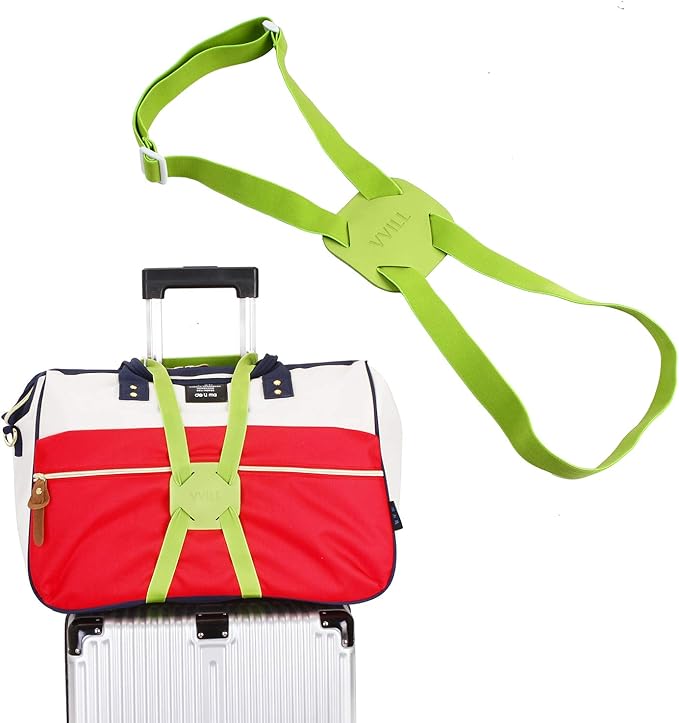 VVILL Bag Bungee, Luggage Straps Suitcase Adjustable Belt - Lightweight and Durable Travel Bag Accessories