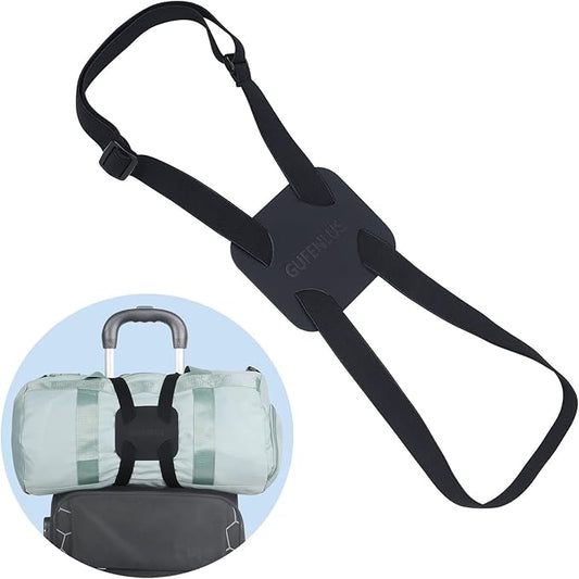 Luggage Straps，Luggage Straps for Suitcases Add a Bag Easy to Travel Belt for Luggage，Bag Bungee for Luggage，Adjustable Size Luggage Belt (Black)