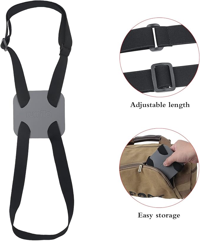 Bag Bungee for Luggage，Luggage Straps Bag Bungees for Add a Bag Easy to Travel Suitcase Elastic Strap Belt（Easy Version Grey