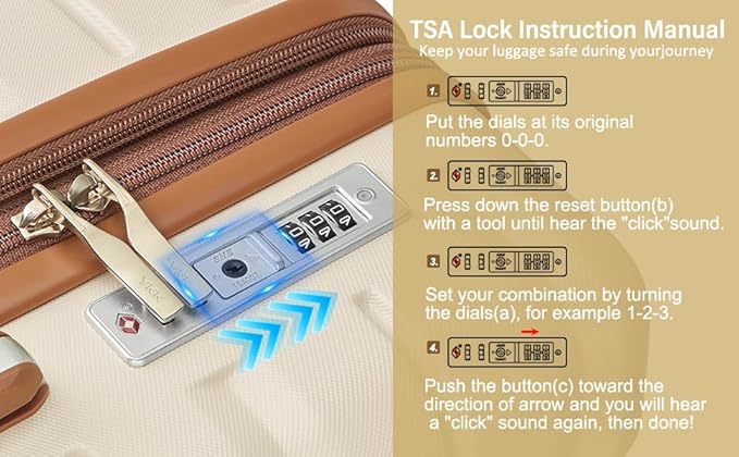 Luggage Sets 4 Piece with TSA Lock Hardside PC+ABS Carry On expandable Suitcase with Spinner Wheels Lightweight Rolling Travel Luggage Sets with YKK Zippers (Green, 4 Piece Sets(14/20/DB/TB))