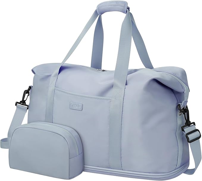 Expandable Travel Duffle Bags Weekender Overnight Bags for Women Men Hospital Bag for Women Labor Delivery with Toiletry Bag Waterproof