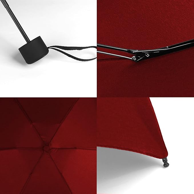 GAOYAING Compact Travel Umbrella with Case Sun&Rain Lightweight Small and Compact Suit for Pocket