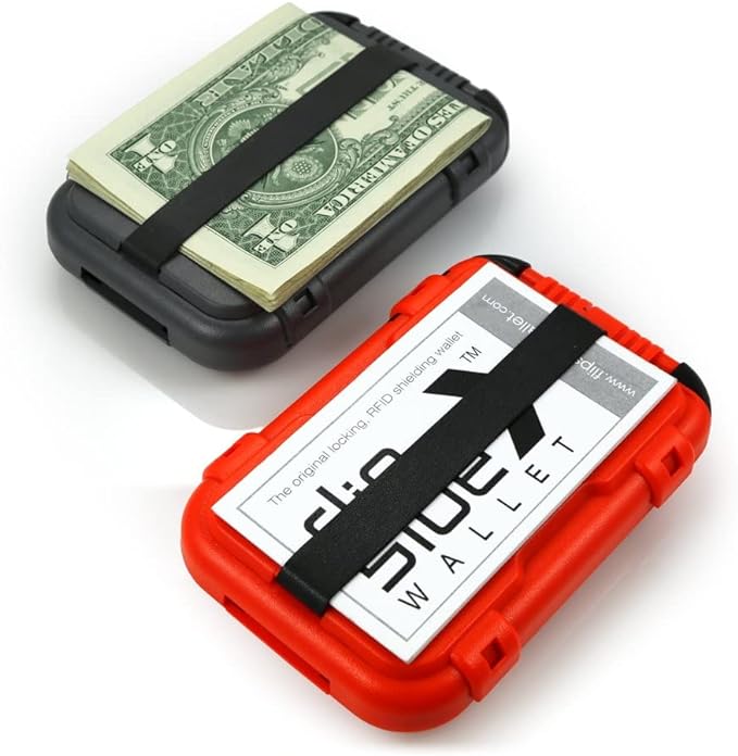Flipside Wallets 4 RFID Blocking Wallet for Men with Removable Money Clip - Slim, Secure and Crush Resistant
