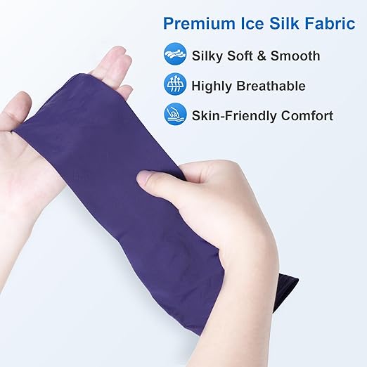 Velpeau Cover Sleeve for Neck Brace & Cervical Collar for Men & Women, Dust Cover, Comfortable Wearing While Sleeping, Working, Breathable Sweat-Absorbent, Quick Dry (Blue, Large)