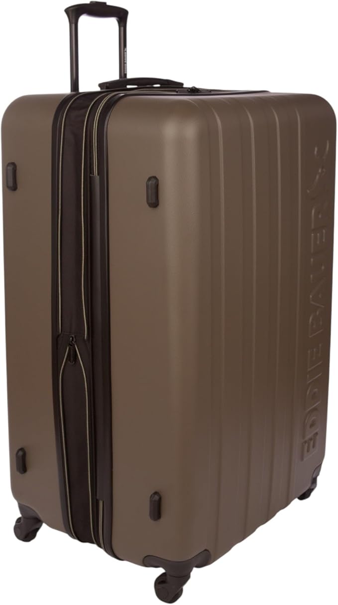 Eddie Bauer Flatiron Check-In 32" Luggage | Hardside | Spinner Wheels | Expandable | Lightweight | Travel Essentials - Dark Fatigue