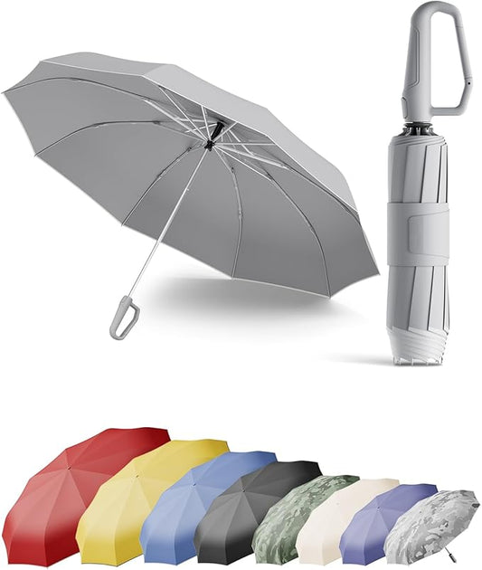 Windproof Travel Umbrella for Rain, Withstand 85MPH Winds, 54 Inch Automatic Reverse Fold Umbrellas Easy Auto Open Close, Portable Compact Umbrella Includes Cover Bag, Perfect for Travel, Car, Commute, Women Men, Backpack