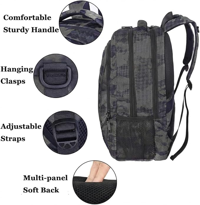 MATEIN 17.3 Inch Computer Backpack, Extra Large TSA Friendly Travel Laptop Backpack, Anti Theft Carry On Flight Approved Business Work College Backpack Bag for Men Women Gift