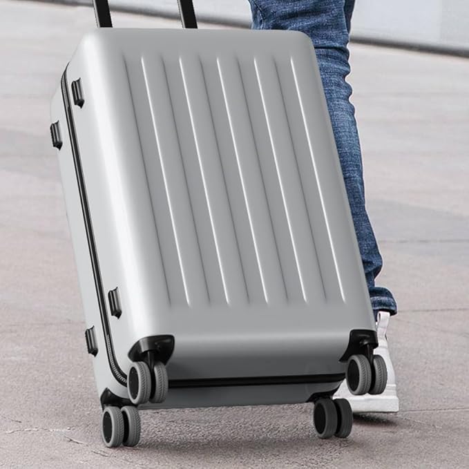 TUCANA Silicone Luggage Wheel Covers for Suitcases or Office Chair Caster, Elastic, Mute and Shockproof (Gray)