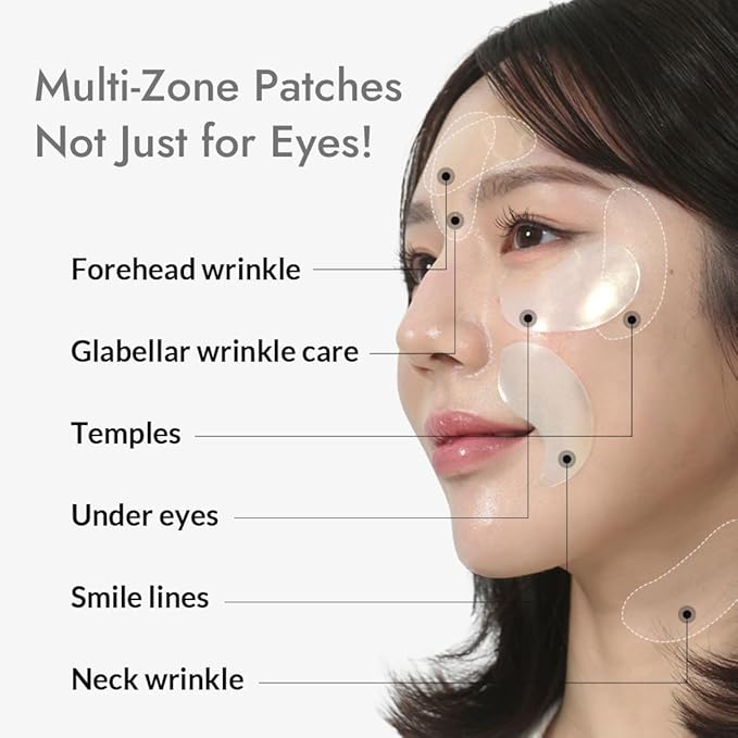 MIZON Pure Pearl Eye Gel Patch with Pearl, Diamond Powder, and Niacinamide for Radiance, Firming, and Nourishment – 60pcs – Improves Dark Circles and Luminosity