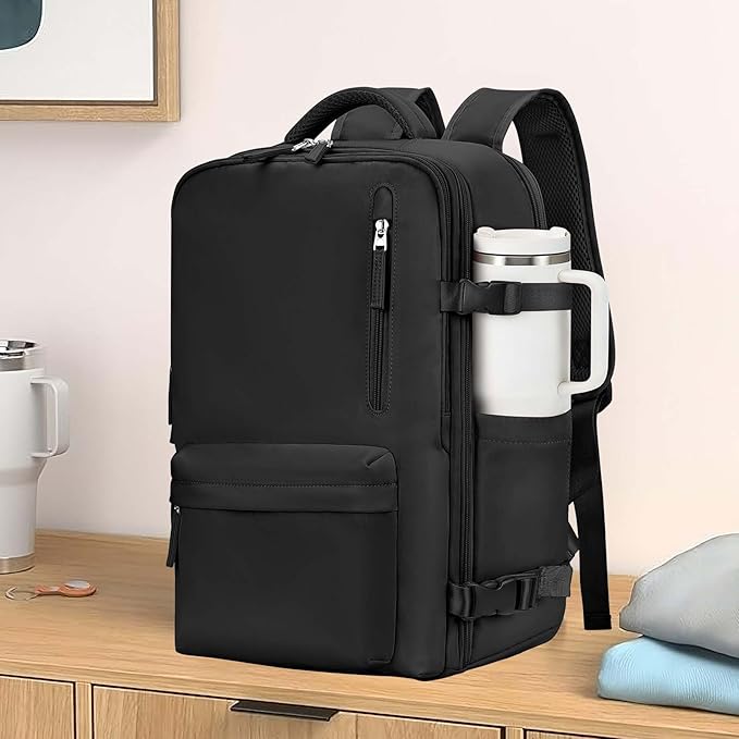 WONHOX Large Travel Backpack Carry on Flight Approved Laptop Work Business Backpack for Women Men Mochila de Viaje