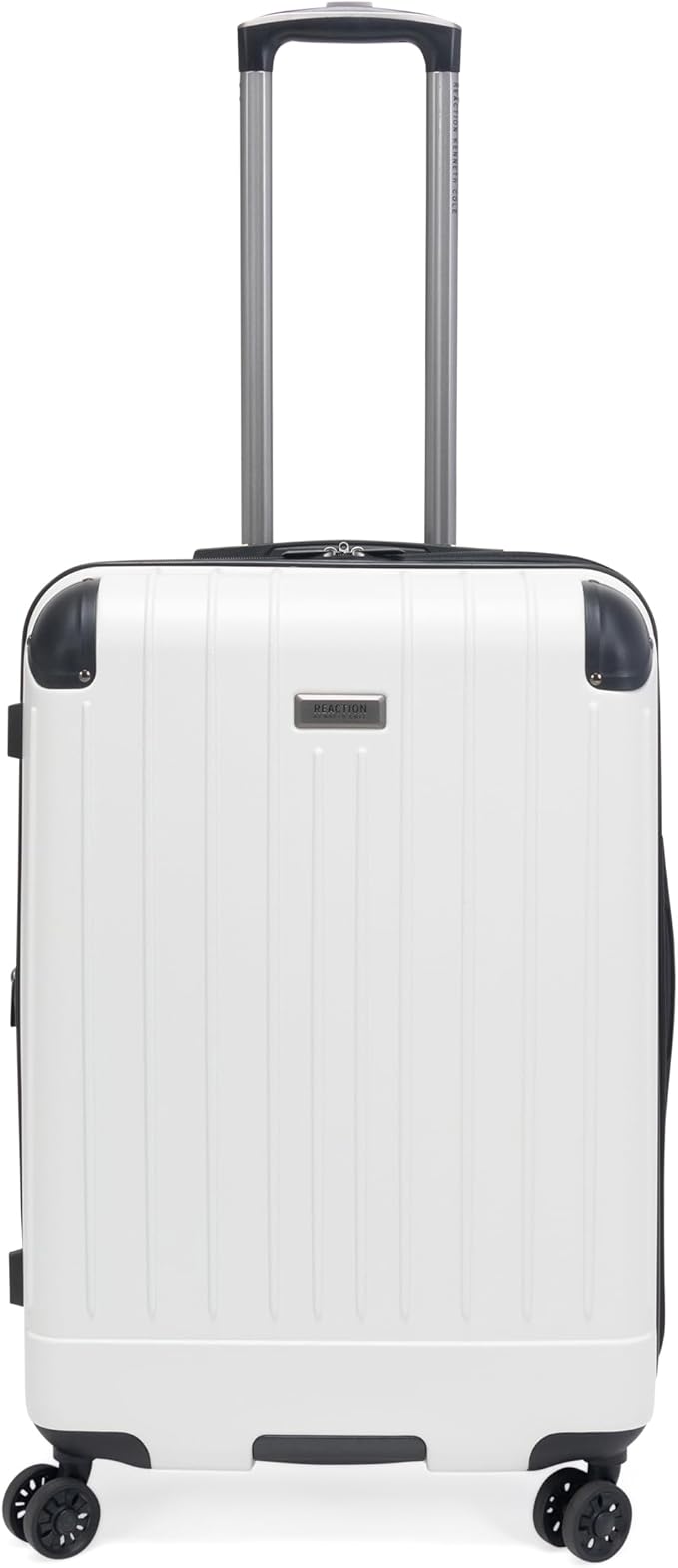 Kenneth Cole Reaction Flying Axis 24" Hardside Expandable 8-Wheel Spinner Check-Size Luggage, Coconut White