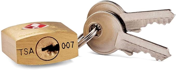 Samsonite Travel Sentry 2-pack Key Locks, Brass, 2-Pack