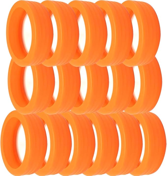 16 Pcs Luggage Wheel Covers Silicone Luggage Wheel Protector Suitcase Wheel Covers for Luggage Wheels Replacement Office Chair Caster (A_ORG)