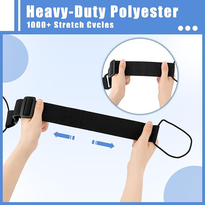 Sadnyy 6 Pack Luggage Straps for Suitcases, Adjustable Travel Belt to Add a Bag, Suitcase Connector Straps for Carry on Luggage Bungee Elastic Travel Accessories with Backpack Attachment (Novel Style)
