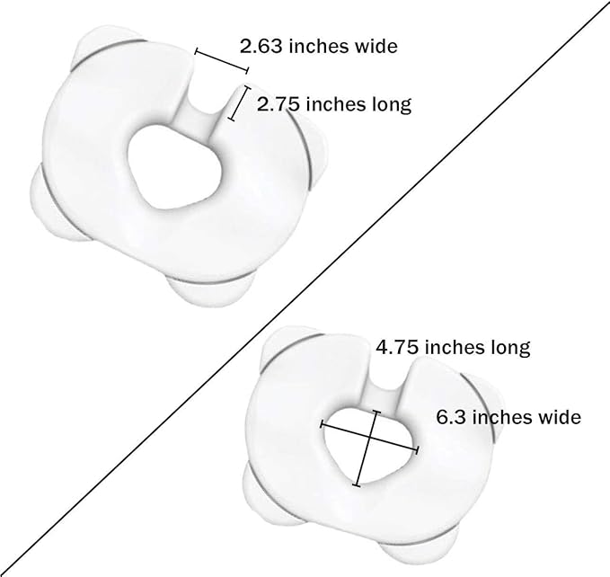 Contour Kabooti Donut Seat Cushion, 3-in-1 Design with Center Cutout for Tailbone Pain, Sciatica and Hemorrhoids (Pack of 2)