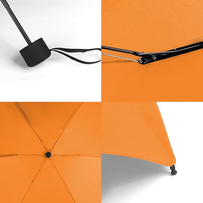 GAOYAING Compact Travel Umbrella with Case Sun&Rain Lightweight Small and Compact Suit for Pocket