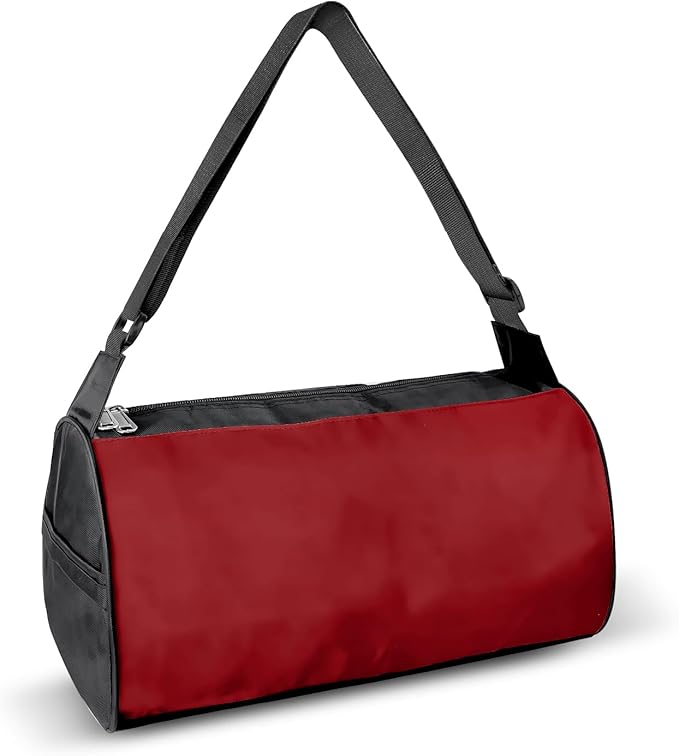 C&F BOGMOST Small Travel Duffel Bag Foldable Waterproof Gym Bag for Gym Beach Swim Bag Men Women Duffle Bags Lightweight Oxford Cloth Sports Bags -Purplish Red