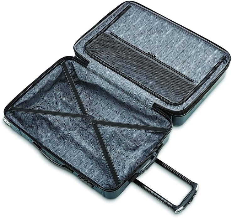 Samsonite Omni 2 Hardside 2 Piece Set - Includes Global Carry-On & Large Checked Suitcases - 360° Dual Spinner Wheels - Integrated TSA Lock & Expansion - Amazon Exclusive - Nova Teal