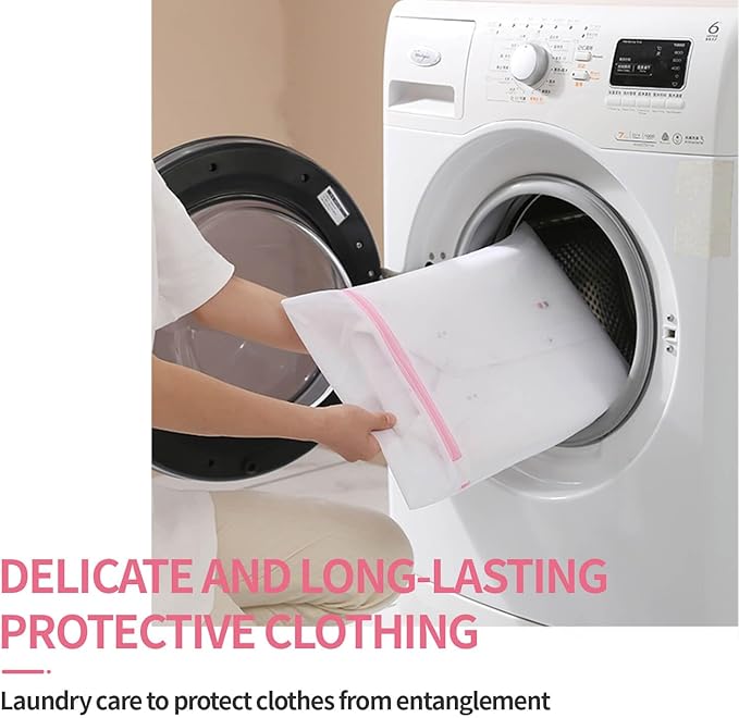 Extra Large Mesh Laundry Bags Washing Bag 2Pack Delicates Bag and Zipper Laundry Bag Jumbo for Washing Machine Large Mesh Bags for Blankets, Bedding, Coats, Toys (2PCS-XXXL)