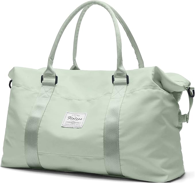 HYC00 Travel Duffel Bag,Carry-on Overnight Weekender Bags for Women,Sports Tote Gym Bag with Wet Pocket