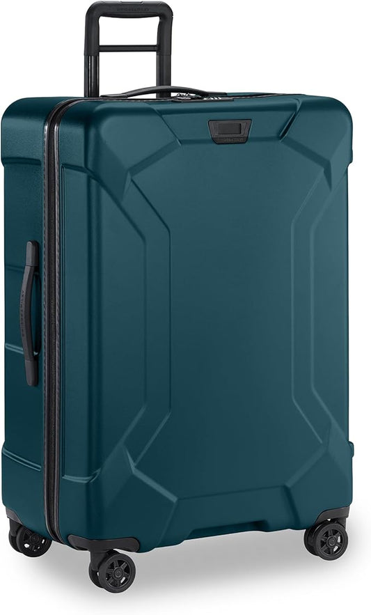 Briggs & Riley 30" Large Spinner - Checked Luggage for Travel, Suitcases with Wheels, Hardside Rolling Bag for Men & Women, Self-Repairing Zipper - Torq Collection, Ocean