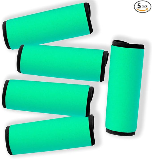 Luggage Handle Wraps for Suitcases-Travel Suitcase Tags Identifiers Luggage Tags for Suitcases TSA Approved Travel Gifts for Traveler Women (Turquoise)