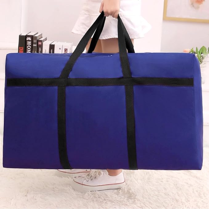Extra Large Duffle Bag 90L/23.77Gal Moving Bag Tear Resistant Heavy Duty Storage Bags Lightweight Big Luggage Bag for Camping, Travel, Moving (3PCS)