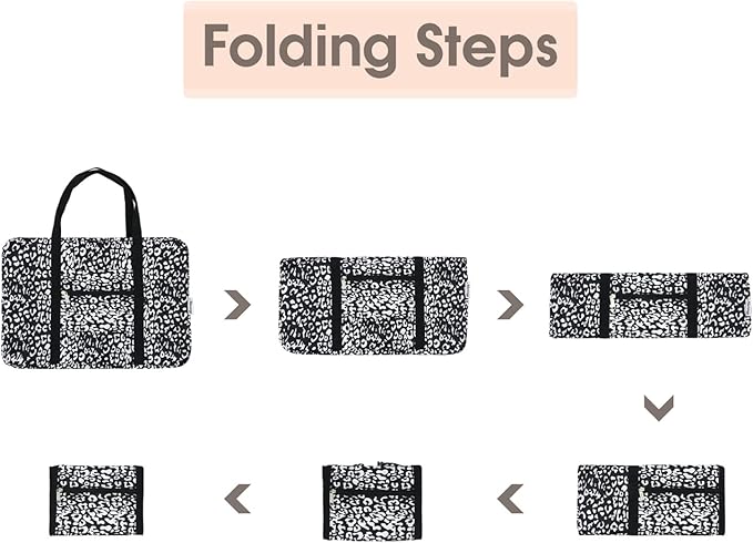 For Spirit Airlines Personal Item Bag 18x14x8 Foldable Travel Duffel Bag Tote Carry on Luggage Duffle Overnight for Women and Men