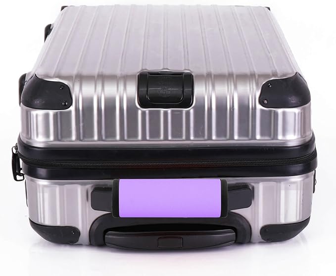 Neoprene Luggage Handle Wraps for Suitcases Bright Color Luggage Tags/Handle Wraps/Handle Covers-Violet