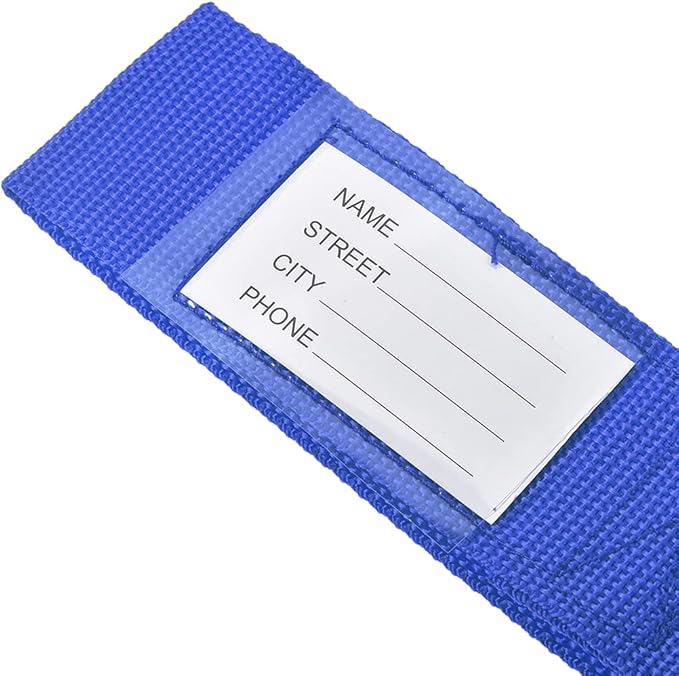 uxcell Luggage Straps Suitcase Belts with Buckle, Combination Lock, 2Mx5cm Adjustable PP Travel Packing Accessories, Dark Blue 2Pcs
