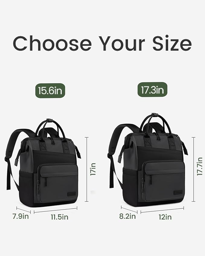 LOVEVOOK Laptop Backpack for Women, 15.6 Inch Travel Backpack for Work College Business, Water Resistant Teacher Nurse Bag with Large Capacity, School Bookbag Bags Cute Daypack for Woman Girls