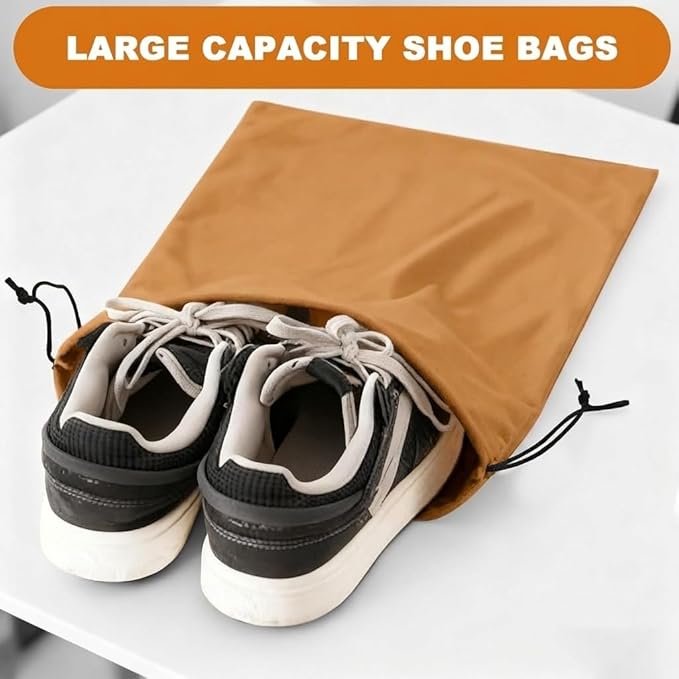 4 Pcs Shoe Travel Bags for Packing, 13.8" x 12.6" Perfect Shoe Bag for Men and Women for Travel