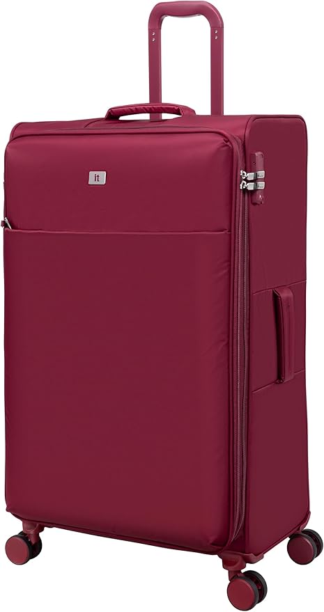 It Luggage Lustrous Luxe 32" Softside Checked 8 Wheel Spinner, French Port