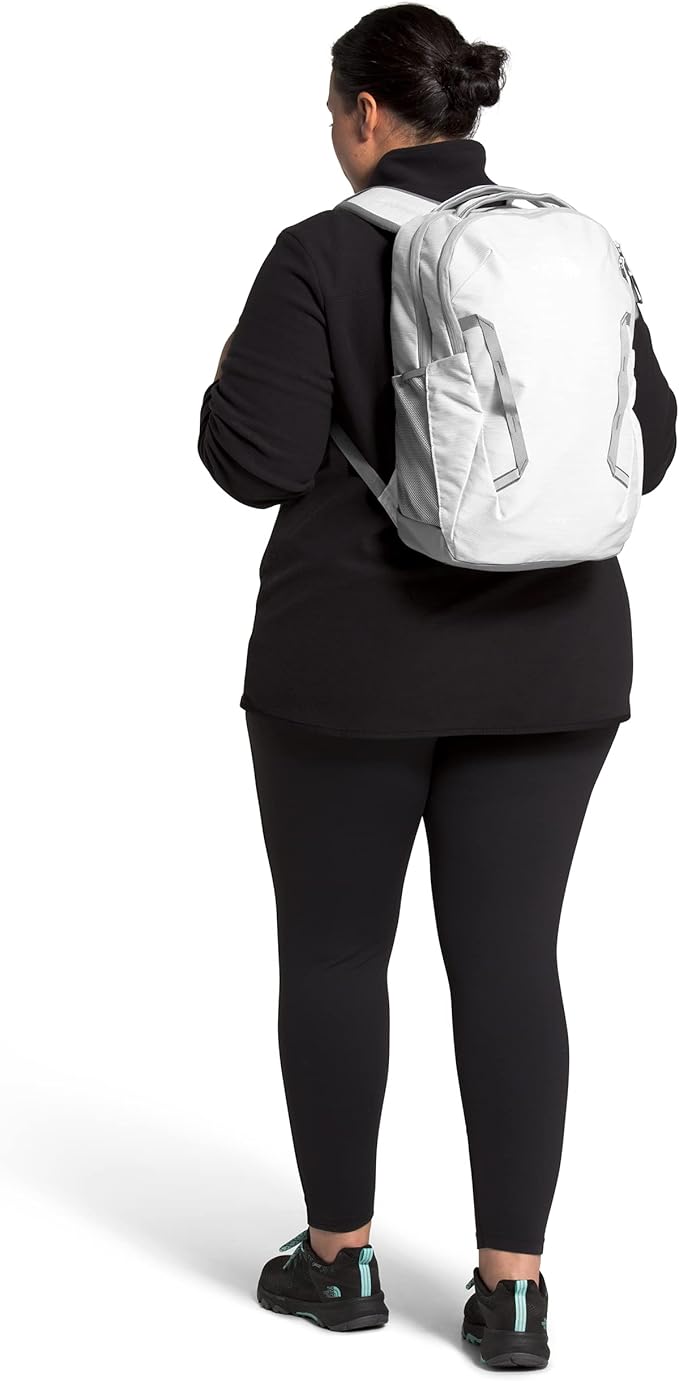 The North Face Women's Vault Everyday Laptop Backpack, TNF White Metallic Melange/Mid Grey, One Size