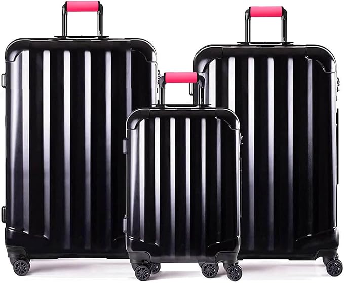 Luggage Handle Wrap-Neoprene Luggage identifiers for Suitcases Unique Bright Luggage Tags/Spotter/Markers/Handle Cover Travel Accessories (Bright Pink)