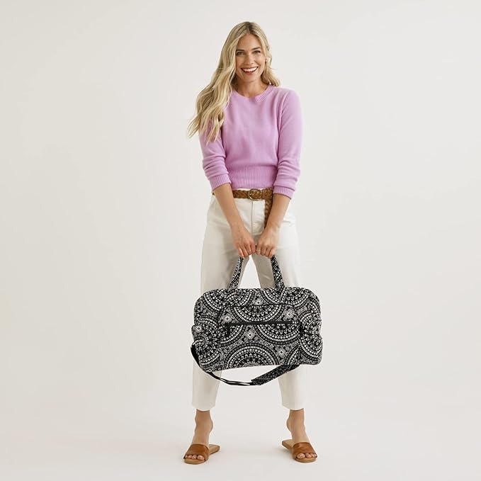 Vera Bradley womens Cotton Weekender Travel Bag