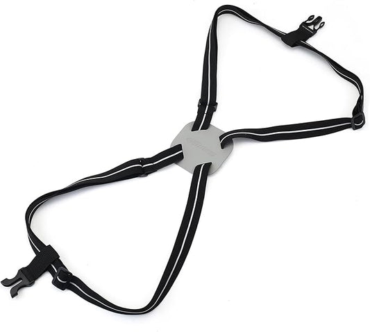 Luggage Straps Bag Bungees for Add a Bag Easy to Travel Suitcase Elastic Strap Belt (Gray, L)
