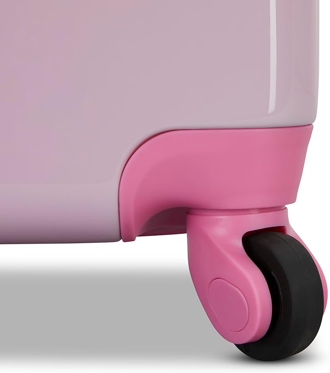 American Tourister Disney Princess Carry-On Luggage - Airline Approved, Durable Hardshell with Disney Princess Favorites - Roll Confidentially with Spinner Wheels & Colorful Adjustable Handle