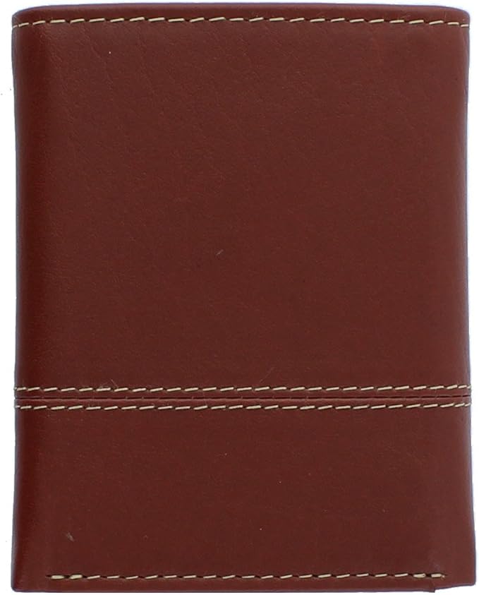 Timberland Men's Genuine Leather RFID Blocking Trifold Wallet