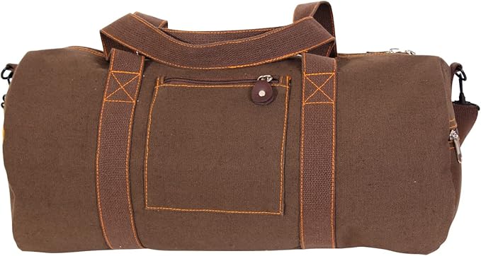 Rothco Canvas Equipment Duffle Bag – Travel & Gym Bag with Heavyweight Cotton Canvas Material – Great for Storing Gear, Clothing, and More