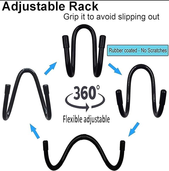 AUXPhome 2 Pack Backpack Hanger for Closet, Strong Bag Hanger Purse Organizer Hooks, Large Closet Hooks for Hanging Handbags,Belts,Hat,Laptop Backpack,Jeans,Travel Bag - Hold Up 20 Lbs