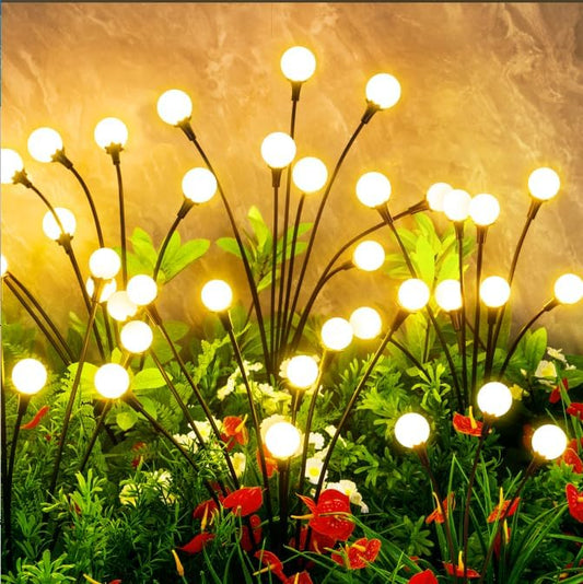 vignuto Solar Lights Outdoor Waterproof, 8 Packs 64LED, Solar Garden Lights, Garden Decor, Patio Decor, Unique Gifts for Women, Gifts for Grandma